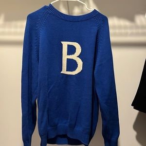 Vintage Style “B” Sweater - Size XL